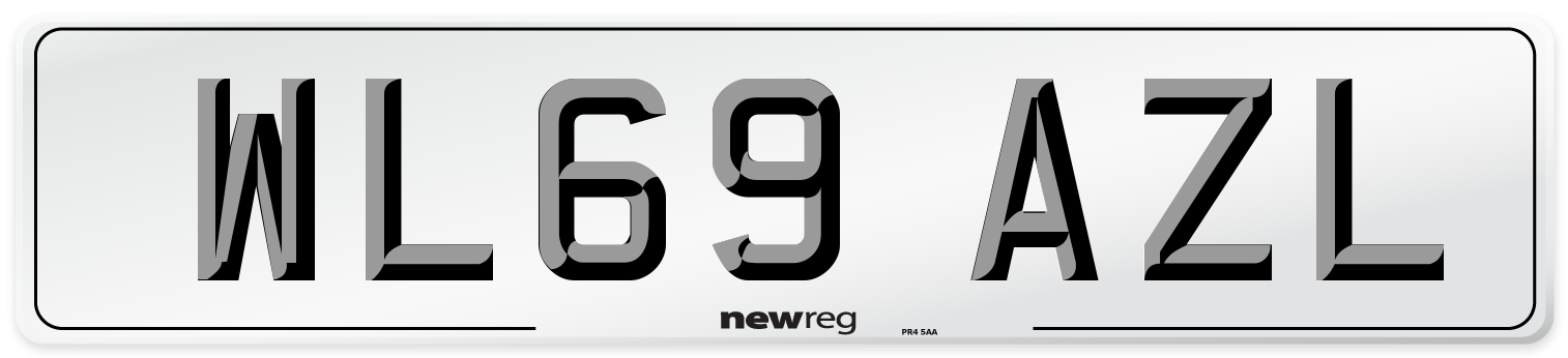 WL69 AZL Number Plate from New Reg